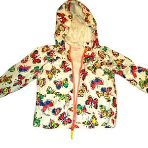 Cherokee Girls Windbreaker ZIPUP Butterfly Hoodie